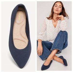 Old Navy Women’s Blue Casual Pointed Flats Size 6